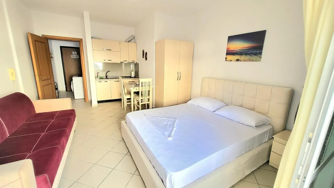 Marina Lungomare Beach Apartment Vlora Albánia